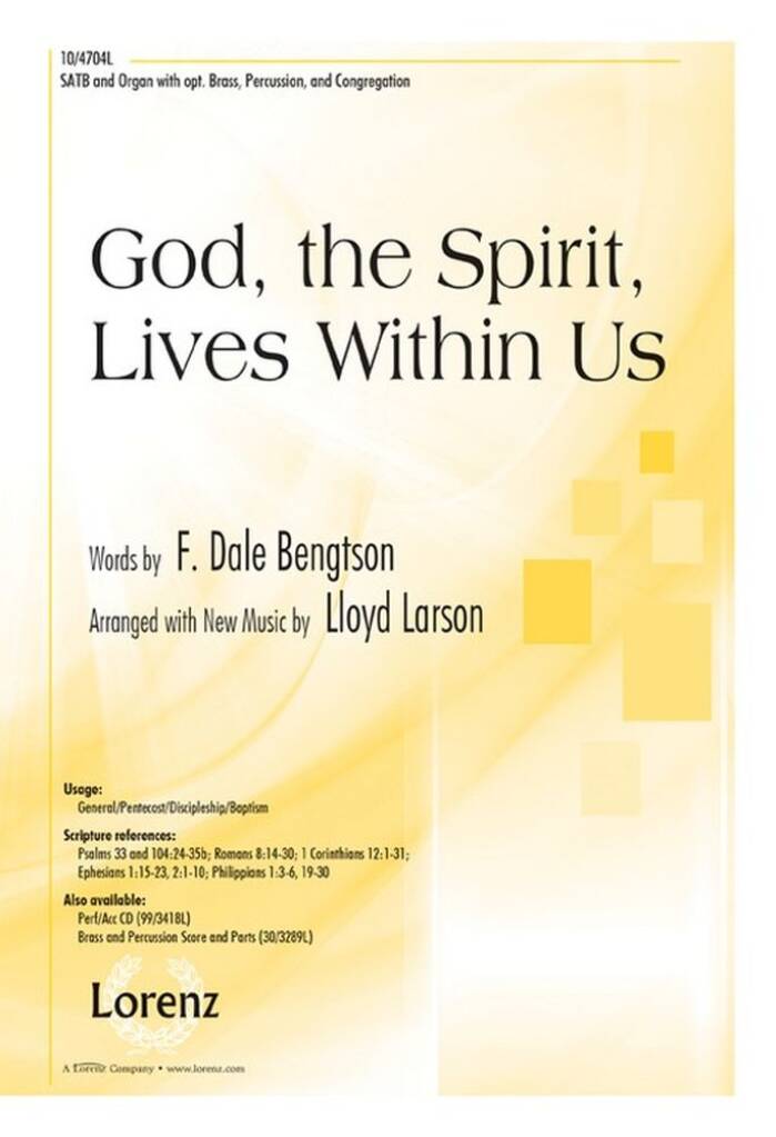 God, The Spirit, Lives Within Us